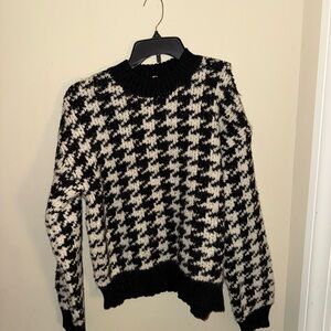 Black and White Zara Sweater